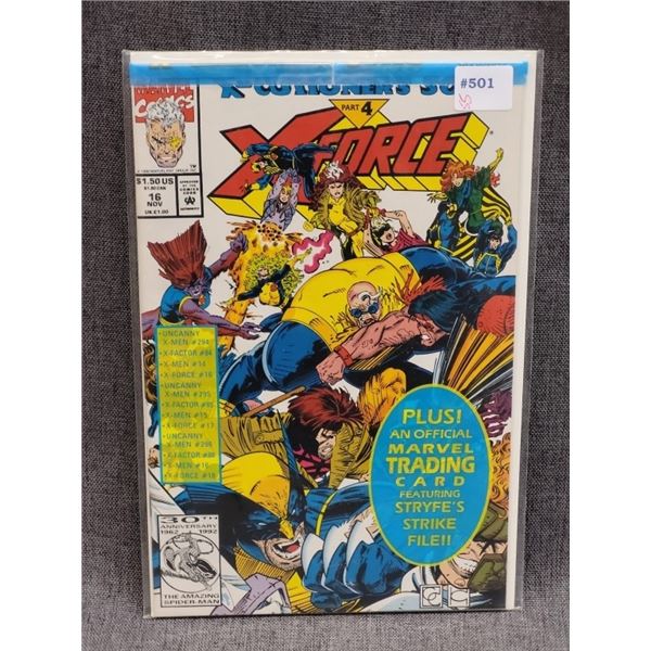 1992 X-FORCE MARVEL COMICS NOV #16