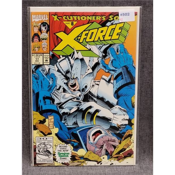 1992 X-FORCE MARVEL COMICS DEC #17