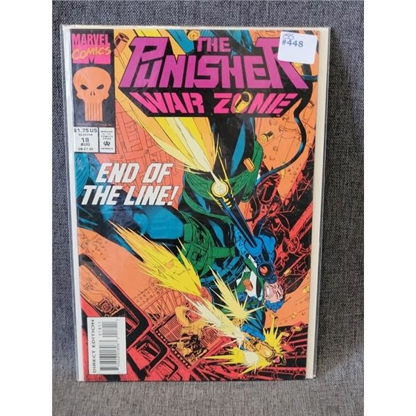 THE PUNISHER WAR ZONE MARVEL COMICS AUG #18