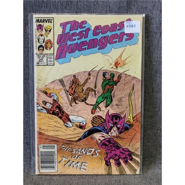 THE WESTCAOST AVENGERS MARVEL COMICS MAY #20 75¢