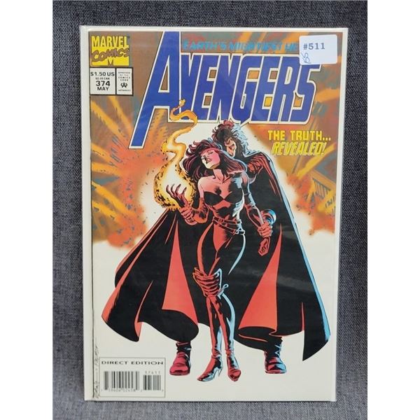 AVENGERS MARVEL COMICS DIRECT EDITION MAY #374