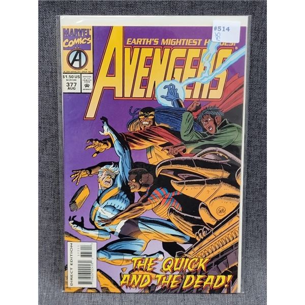 AVENGERS MARVEL COMICS DIRECT EDITION AUG #377