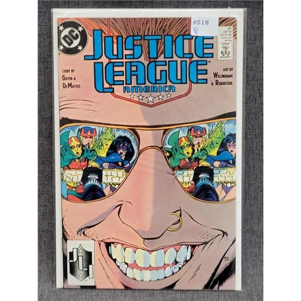 JUSTICE LEAGUE AMERICA DC COMICS 1989 JULY #230