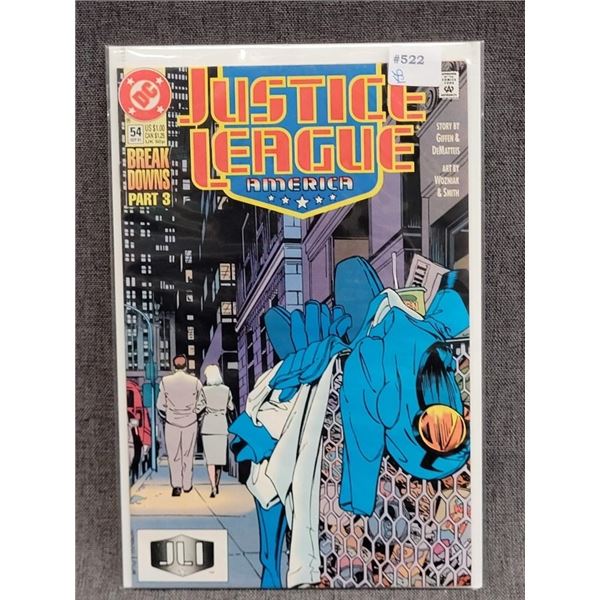 JUSTICE LEAGUE AMERICA DC COMICS 1991 SEPT #54