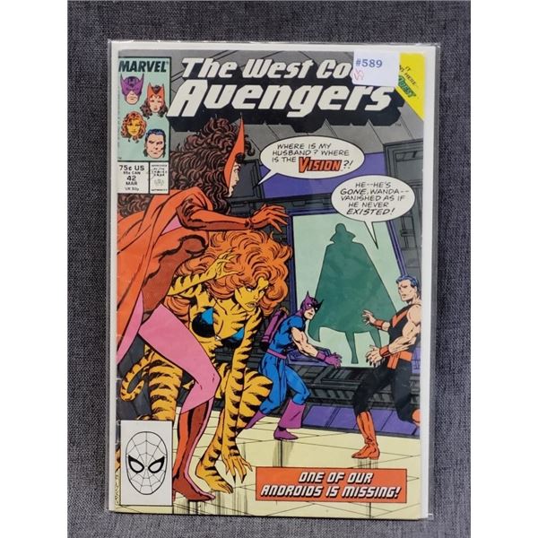 THE WEST COAST AVENGERS MARVEL COMICS MAR #42