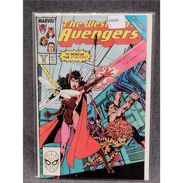 THE WEST COAST AVENGERS MARVEL COMICS APR #43
