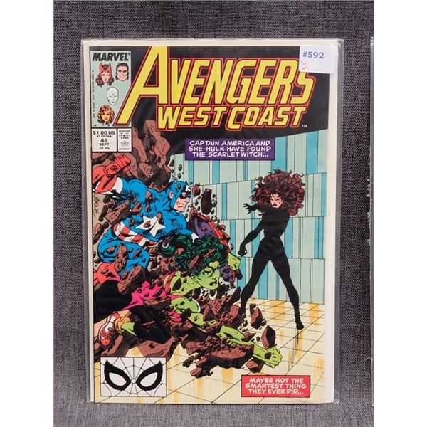 THE WEST COAST AVENGERS MARVEL COMICS SEPT #48