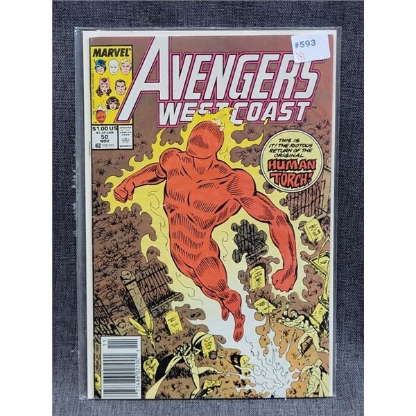 THE WEST COAST AVENGERS MARVEL COMICS NOV #50