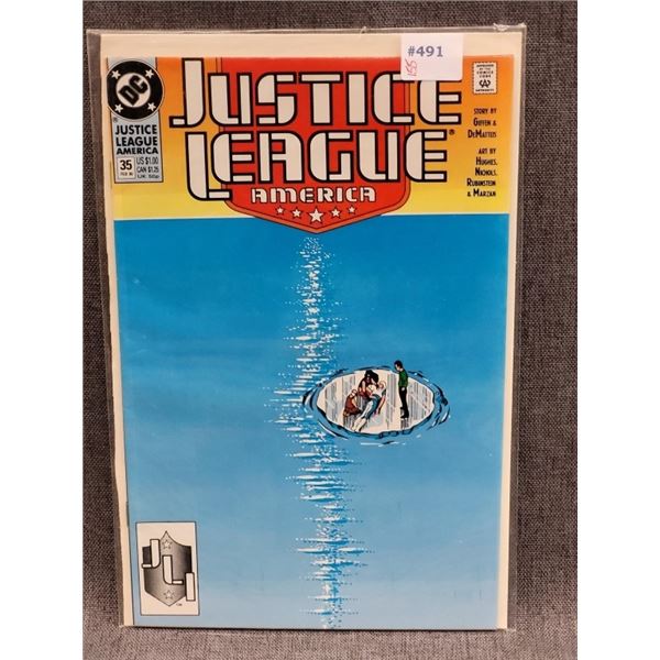 1990 JUSTICE LEAGUE DC COMICS FEB #35