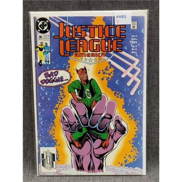 1990 JUSTICE LEAGUE DC COMICS MAR #36