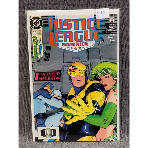 1990 JUSTICE LEAGUE AMERICA DC COMICS APR #37