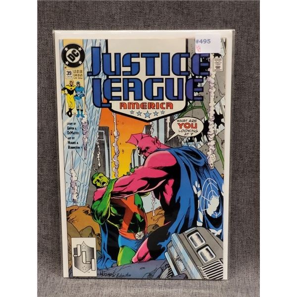 1990 JUSTICE LEAGUE AMERICA DC COMICS JUNE #39