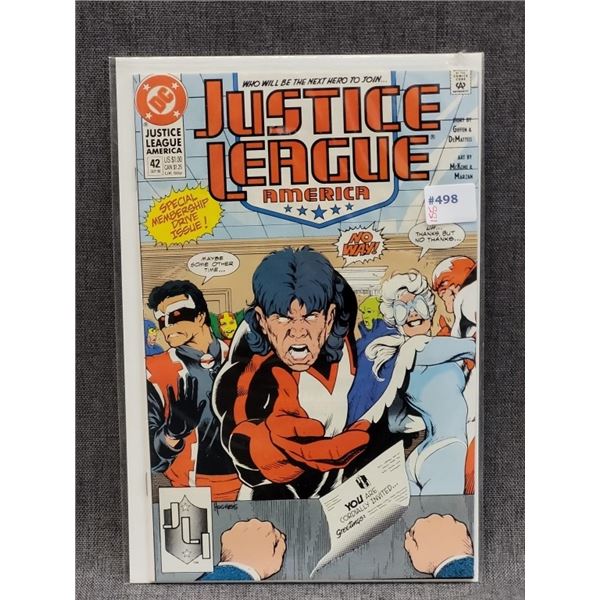 1990 JUSTICE LEAGUE AMERICA DC COMICS SEPT #42