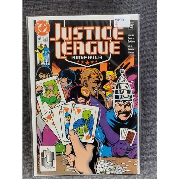 1990 JUSTICE LEAGUE AMERICA DC COMICS OCT #43