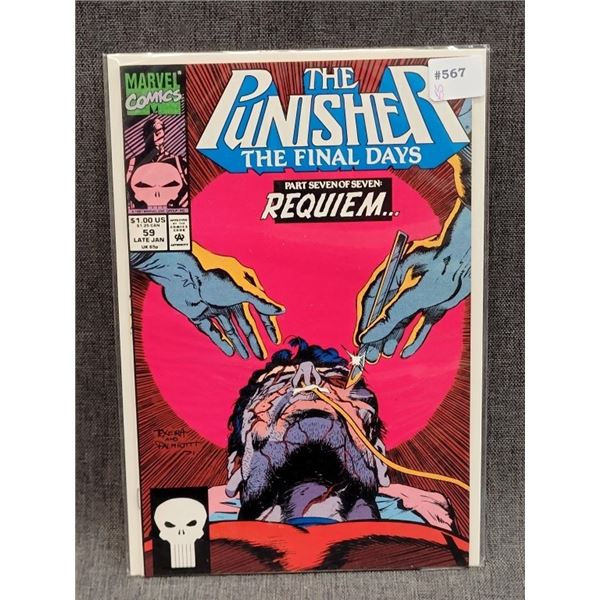 THE PUNISHER MARVEL COMICS LATE JAN #59
