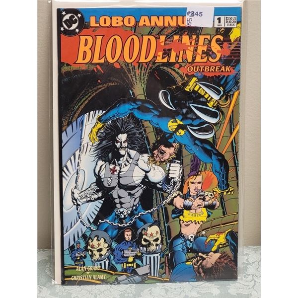 BLOODLINES DC COMICS 1993 #1 LOBO ANNUAL