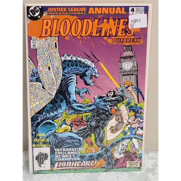 BLOODLINES DC COMICS 1993 ANNUAL #4