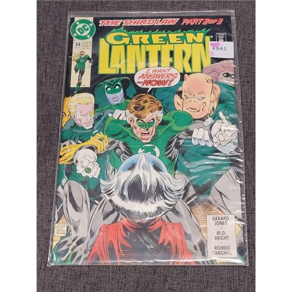 1992 GREEN LANTERN DC COMICS DEC #34