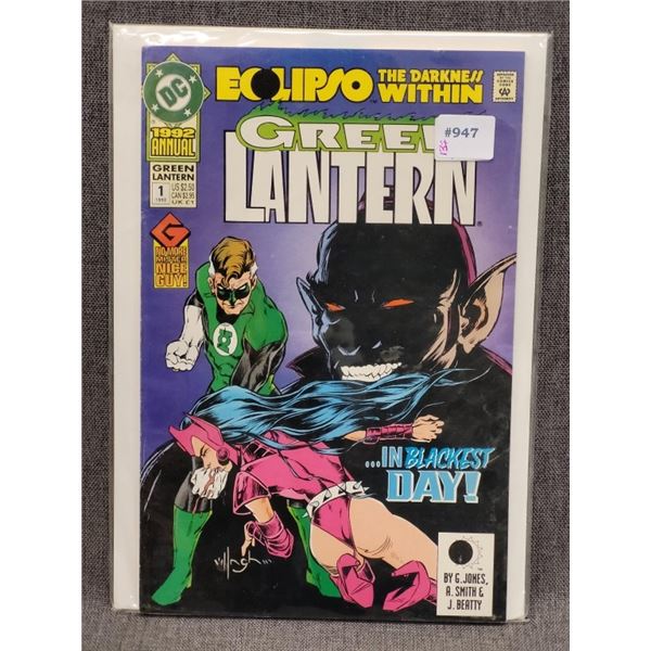 1992 ECLIPSO GREEN LANTERN DC COMICS #1