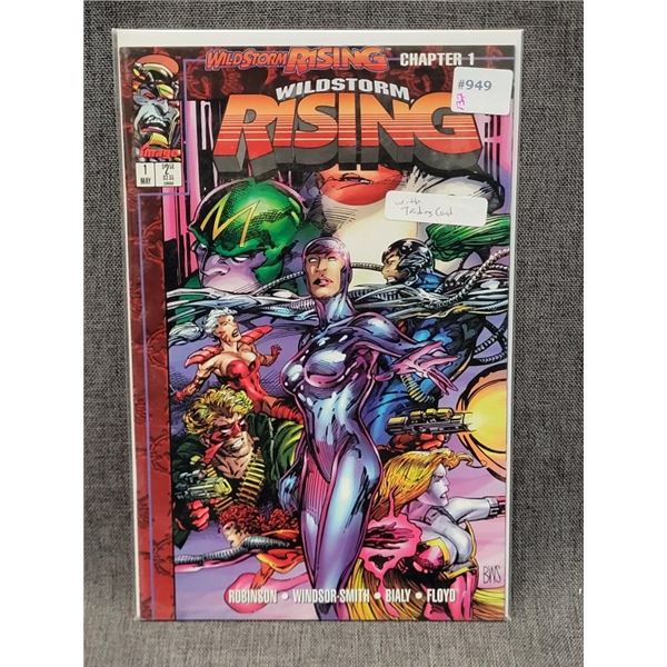 WILD STORM RISING MAY #1 WITH TRADING CARD