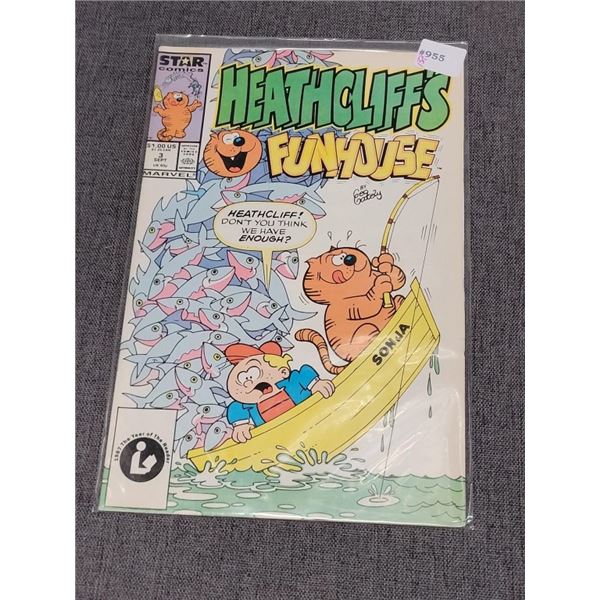 HEATHCLIFF'S FUN HOUSE MARVEL STAR COMICS SEPT #3