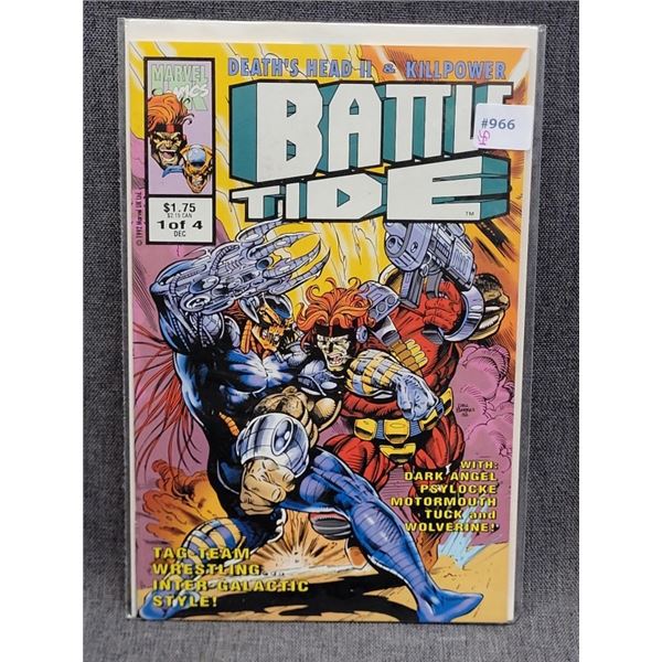BATTLE TIDE MARVEL COMICS DEC 1 OF 4