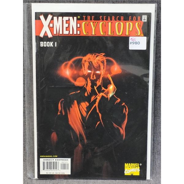 X-MEN: THE SERACH FOR CYCLOPS MARVEL COMICS BOOK 1