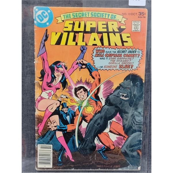 SUPER-VILLIANS DC COMICS OCT #10 35¢