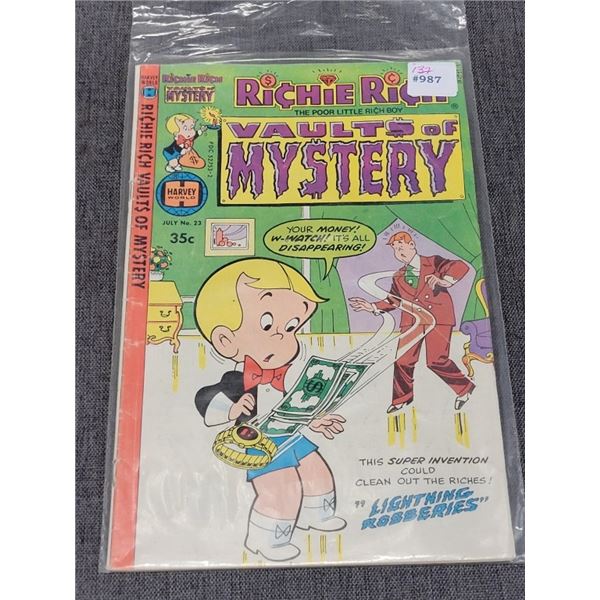 RICHIE RICH HARVEY COMICS JULY #2 35¢