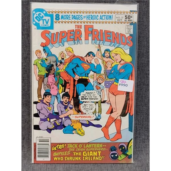 THE SUPER FRIENDS DV TV COMICS OCT #37 50¢