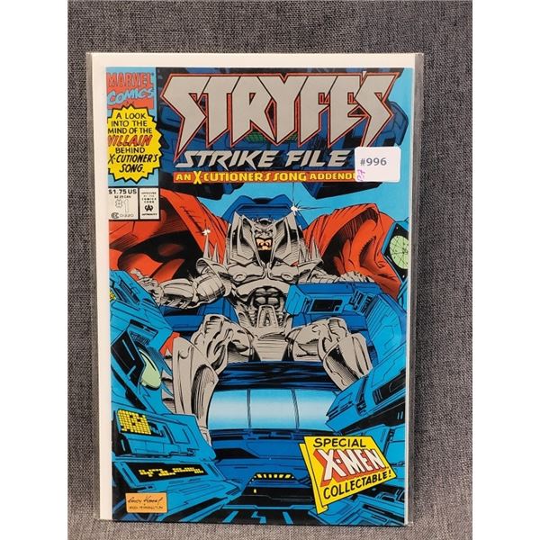 STRYFES STRIKE FILE MARVEL COMICS #1