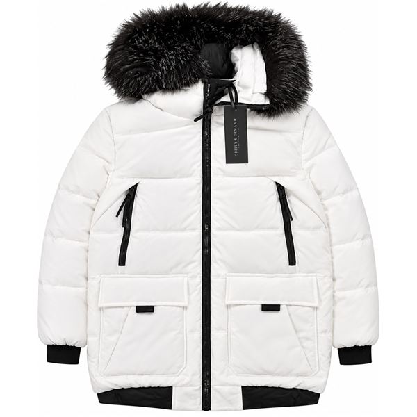 Supply & Demand Orrion parka Jacket (white/black)