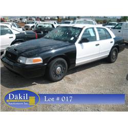 2003 FORD CROWNVIC POLICE B&W, 
