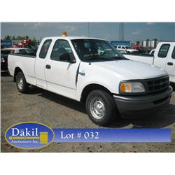 1997 FORD F150 3 DR EXT CAB, 