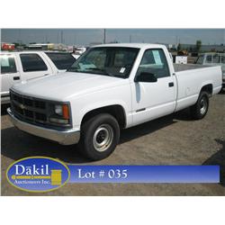 1995 CHEVROLET 1500 REG CAB, 