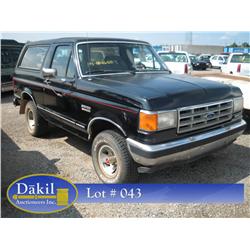 1988 FORD BRONCO 