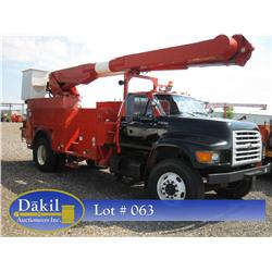 1998 FORD F SERIES ELEVATOR TRUCK, 