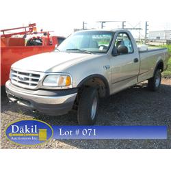 1999 FORD F150 XL TRITON V8, 