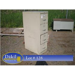 4 DRAWER FILE CABINET; 