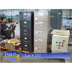 FIVE DRAWER FILING CABINET; 