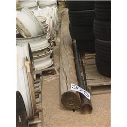 5" STEEL PIPE & 1 TELEPHONE POLE; 
