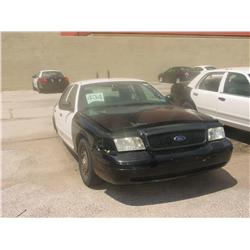 2003 FORD CROWNVIC POLICE B&W, 