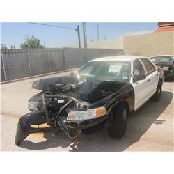 2007 FORD CROWNVIC POLICE B&W, 