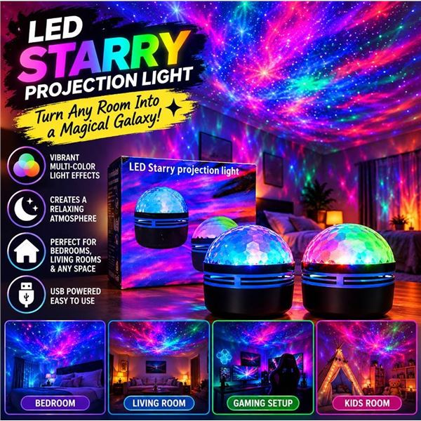 LED Q6 Star Light Starry Projection Lamp