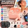 Image 1 : Wireless Earphones with Charging Case Pink
