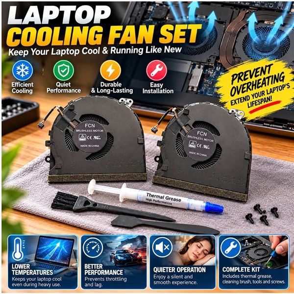 CPU GPU Cooling Fans For Spirit Blade 15 GTX