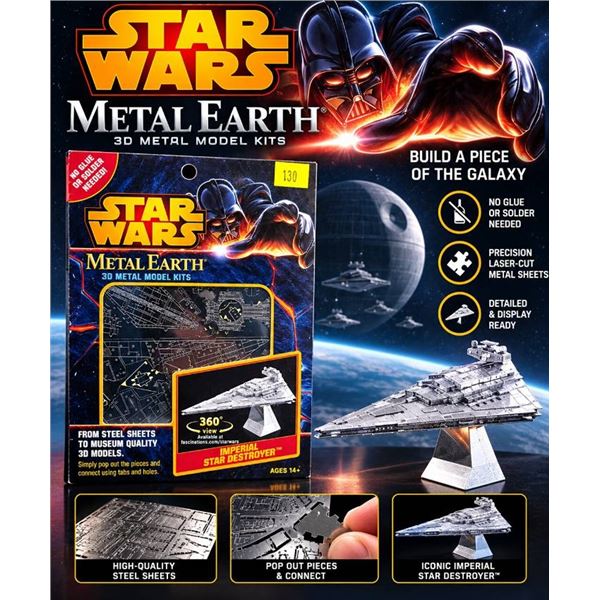 Metal Earth Star Wars Imperial Star Destroyer Kit