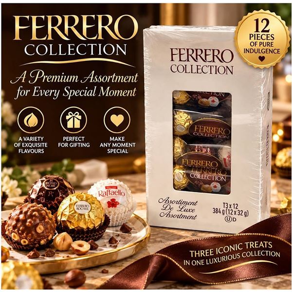 Ferrero Collection De Luxe 384g Assorted Chocolates