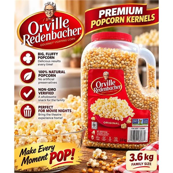 Orville Redenbacher Original Popcorn 3.6kg