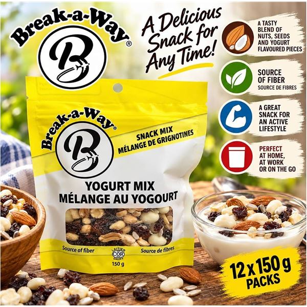 Break-a-Way Yogurt Mix 12x150g Bags